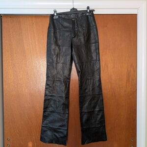 Vintage 90s Y2K Wilson Soft Leather Low Rise Pants Size 4